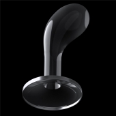 Прозрачный стимулятор простаты Flawless Clear Prostate Plug - 15 см. - Lovetoy - в Одинцово купить с доставкой