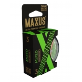 Презервативы в пластиковом кейсе MAXUS AIR Mixed - 3 шт. - Maxus - купить с доставкой в Одинцово