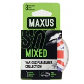 Презервативы в пластиковом кейсе MAXUS AIR Mixed - 3 шт. - Maxus - купить с доставкой в Одинцово