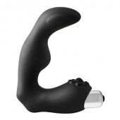 Черный вибромассажер простаты FantASStic Vibrating Prostate Massager - 11,3 см. - Dream Toys - в Одинцово купить с доставкой