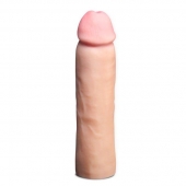 Телесная фаллическая насадка на пенис Magnum Xtender - 23 см. - Blush Novelties - в Одинцово купить с доставкой
