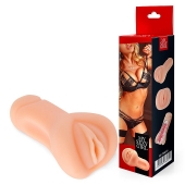Телесный реалистичный мастурбатор в виде вагины - Bior toys - в Одинцово купить с доставкой