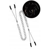 Регулируемые зажимы для сосков Sweet Caress Nipple Chain - Sweet Caress - купить с доставкой в Одинцово