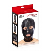 Маска-шлем с прорезями для глаз и рта - Fetish Tentation - купить с доставкой в Одинцово