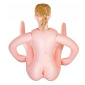 Надувная секс-кукла с реалистичной головой и поднятыми ножками - ToyFa - в Одинцово купить с доставкой