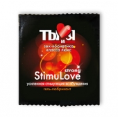 Разогревающий гель-лубрикант Stimulove Strong в одноразовой упаковке - 4 гр. - Биоритм - купить с доставкой в Одинцово