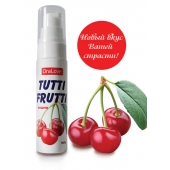 Гель-смазка Tutti-frutti с вишнёвым вкусом - 30 гр. - Биоритм - купить с доставкой в Одинцово