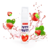 Гель-смазка Tutti-frutti с земляничным вкусом - 30 гр. - Биоритм - купить с доставкой в Одинцово
