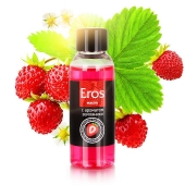 Массажное масло Eros fantasy с ароматом земляники - 50 мл. - Биоритм - купить с доставкой в Одинцово