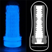Светящийся в темноте мастурбатор Lumino Play Masturbator Ribbed - Lovetoy - в Одинцово купить с доставкой