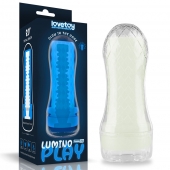 Светящийся в темноте мастурбатор Lumino Play Masturbator Ribbed - Lovetoy - в Одинцово купить с доставкой