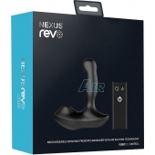 Черный вибратор-ротатор для стимуляции простаты Nexus Revo Air - Nexus Range - в Одинцово купить с доставкой