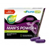 Возбуждающее средство для мужчин Mans Power plus - 10 капсул (0,35 гр.) +1 в подарок - SuperCaps - купить с доставкой в Одинцово