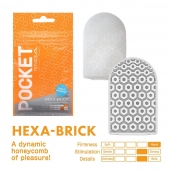 Карманный мастурбатор HEXA-BRICK - Tenga - в Одинцово купить с доставкой