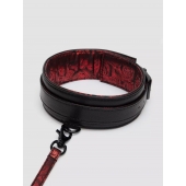 Стильный ошейник с поводком Reversible Faux Leather Collar and Lead - Fifty Shades of Grey - купить с доставкой в Одинцово