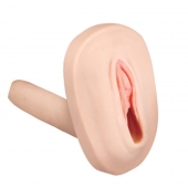 Мастурбатор-вагина с вибрацией и выносным пультом управления REALSTUFF SMOOTH   BALD - Dream Toys - в Одинцово купить с доставкой