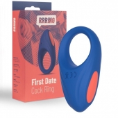 Синее эрекционное кольцо RRRING First Date Cock Ring - FeelzToys - в Одинцово купить с доставкой