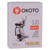 Набор из 4 презервативов OKOTO MegaMIX - Sitabella - купить с доставкой в Одинцово