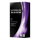 Презервативы с утолщённой стенкой VITALIS PREMIUM strong - 12 шт. - Vitalis - купить с доставкой в Одинцово