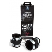 Серо-черные наручники Totally His - Fifty Shades of Grey - купить с доставкой в Одинцово
