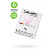 Супертонкие презервативы Masculan Pur - 3 шт. - Masculan - купить с доставкой в Одинцово