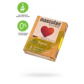 Экологически чистые презервативы Masculan Organic - 3 шт. - Masculan - купить с доставкой в Одинцово