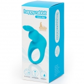 Голубое эрекционное виброкольцо Happy Rabbit Rechargeable Rabbit Cock Ring - Happy Rabbit - в Одинцово купить с доставкой