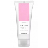 Смазка на водной основе Mixgliss Sweet с ароматом бабл-гам - 70 мл. - Mixgliss - купить с доставкой в Одинцово