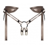 Бронзовый пояс для насадок Desirous Harness - Strap-on-me - купить с доставкой в Одинцово