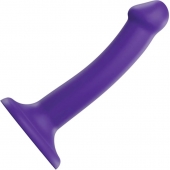 Фиолетовый фаллоимитатор-насадка Strap-On-Me Dildo Dual Density size S - 17 см. - Strap-on-me - купить с доставкой в Одинцово