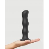 Черная насадка Strap-On-Me Dildo Geisha Balls size XL - Strap-on-me - купить с доставкой в Одинцово