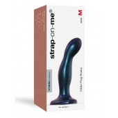 Темно-синяя насадка Strap-On-Me Dildo Plug Snaky size M - Strap-on-me - купить с доставкой в Одинцово
