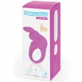 Фиолетовое эрекционное виброкольцо Happy Rabbit Rechargeable Rabbit Cock Ring - Happy Rabbit - в Одинцово купить с доставкой