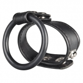 Двойное кольцо выносливости на пенис DUAL STAMINA RING - BlueLine - в Одинцово купить с доставкой