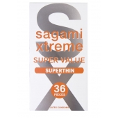 Ультратонкие презервативы Sagami Xtreme Superthin - 36 шт. - Sagami - купить с доставкой в Одинцово