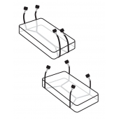 Фиксаторы для кровати WRAPAROUND MATTRESS RESTRAIN - Pipedream - купить с доставкой в Одинцово