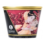 Массажная  свеча Sparkling Strawberry Wine с ароматом клубничного вина - 170 мл. - Shunga - купить с доставкой в Одинцово