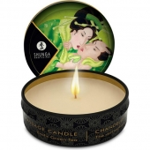 Массажная свеча Exotic Green Tea с ароматом зелёного чая - 30 мл. - Shunga - купить с доставкой в Одинцово