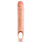 Телесная насадка-удлинитель 11.5 Inch Silicone Cock Sheath Penis Extender - 29,2 см. - Blush Novelties - в Одинцово купить с доставкой