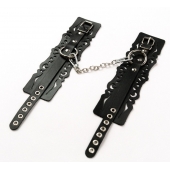 Узорчатые кожаные оковы с регулируемыми ремешками - Crazy Handmade - купить с доставкой в Одинцово