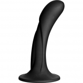 Черная изогнутая насадка Vac-U-Lock G-Spot - 16,5 см. - Doc Johnson - купить с доставкой в Одинцово
