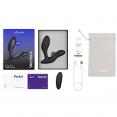 Черный анальный вибратор We-Vibe Vector+ - We-vibe - в Одинцово купить с доставкой