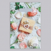 Полиэтиленовый пакет  Подарочек  с вырубной усиленной ручкой - 20 х 30 см. - Сима-Ленд - купить с доставкой в Одинцово