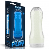 Светящийся в темноте мастурбатор Lumino Play Masturbator Pocketed - Lovetoy - в Одинцово купить с доставкой