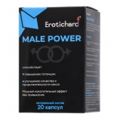 Капсулы для мужчин Erotichard male power - 20 капсул (0,370 гр.) - Erotic Hard - купить с доставкой в Одинцово