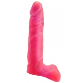 Розовая насадка-фаллос для трусиков Harness - 16,5 см. - LOVETOY (А-Полимер) - купить с доставкой в Одинцово