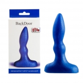 Синий анальный стимулятор Beginners p-spot massager - 11 см. - Lola Games - в Одинцово купить с доставкой