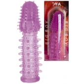 Фиолетовая насадка, удлиняющая половой член - 13,5 см. - Toyfa Basic - в Одинцово купить с доставкой