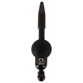 Черный уретральный вибростимулятор Vibrating Penis Plug - Orion - купить с доставкой в Одинцово