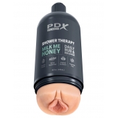 Телесный мастурбатор-вагина Shower Therapy Milk Me Honey - Pipedream - в Одинцово купить с доставкой